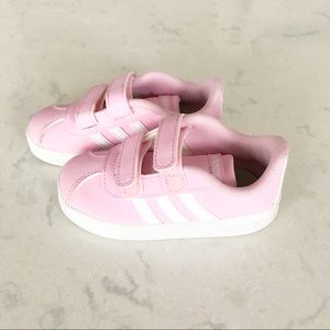Toddler Girls Pink Adidas Sneaker - size 7